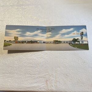 Vintage Haines City FL Postcard Panoramic State Restaurant‎ And Motel Unposted